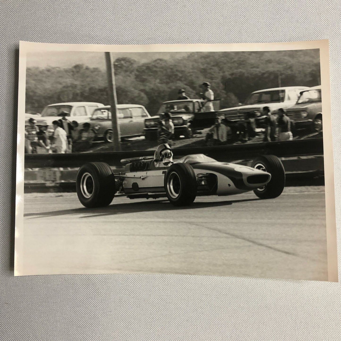 Vintage Racing Car Photo Photograph Print - Peter Macrow McLaren Car 