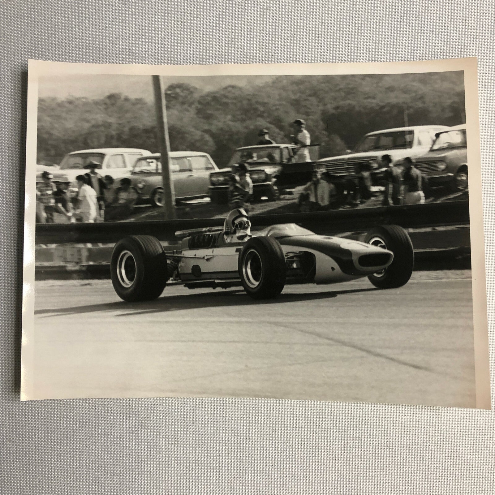 Vintage Racing Car Photo Photograph Print - Peter Macrow McLaren Car 