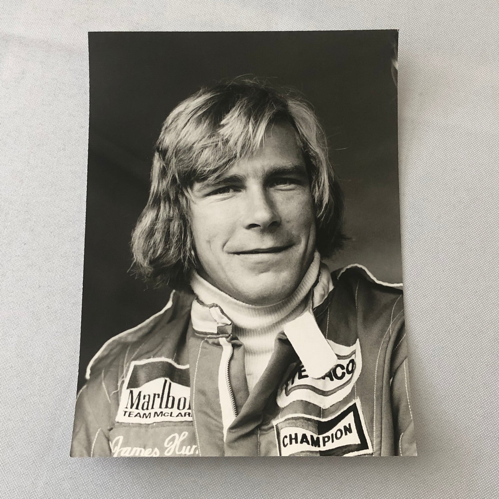 James Hunt Grand Prix Formula One F1 Racing Driver Portrait Photo Photograph