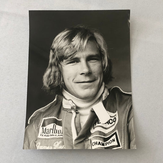 James Hunt Grand Prix Formula One F1 Racing Driver Portrait Photo Photograph