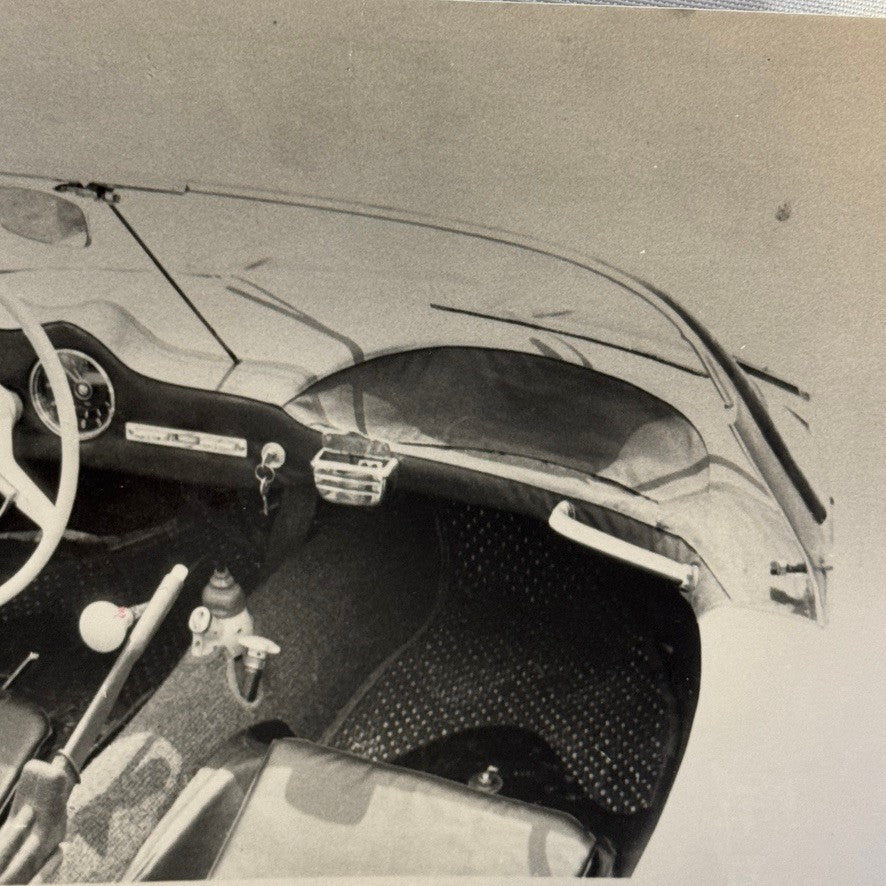 Vintage Car Interior Photo Photograph Print Possible Coachbuilder Unidentified