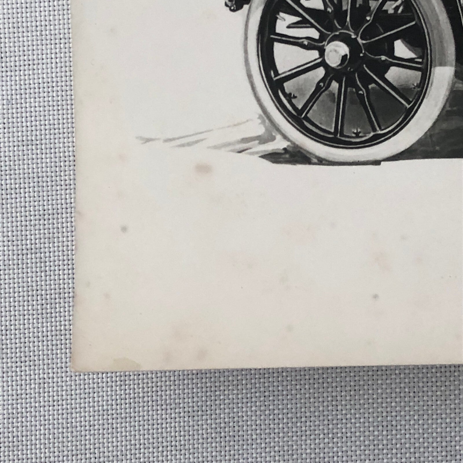 Antique Car Automobile Photo Photograph Print - Tag REA22E4