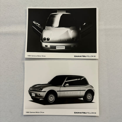 1990 Daihatsu Fellow 90 Concept Car Prototype Factory Photo Photograph Lot 2x