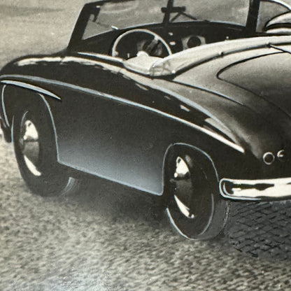 Vintage Coachbuilder Car Photo Photograph Print Hand Highlighted Unidentified