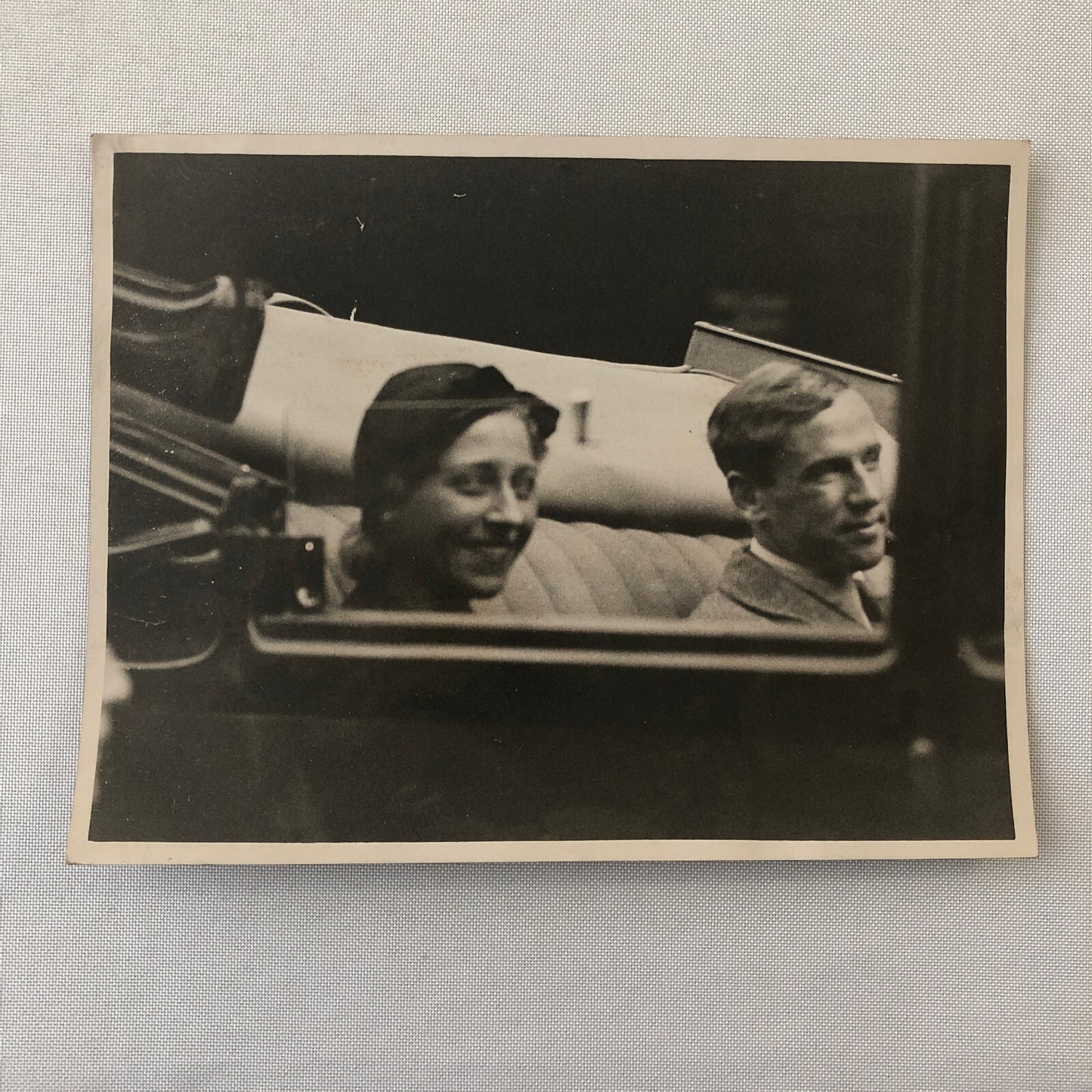 Press Photo Photograph Aviator JA Mollison after Flight Record to Brazil 1933