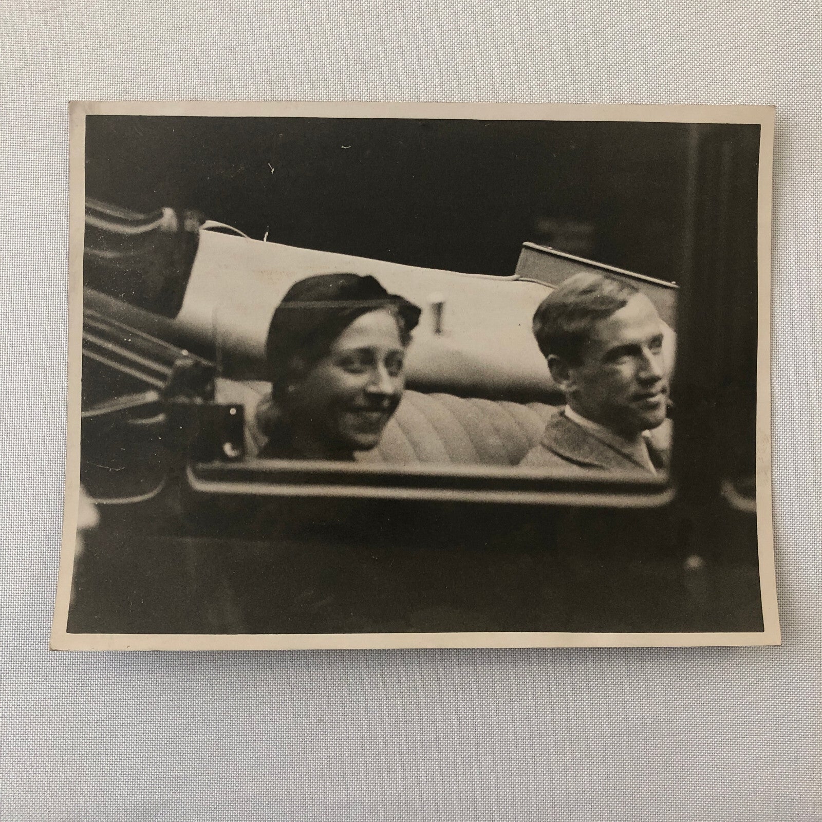 Press Photo Photograph Aviator JA Mollison after Flight Record to Brazil 1933