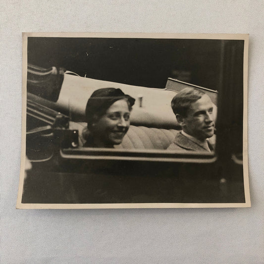 Press Photo Photograph Aviator JA Mollison after Flight Record to Brazil 1933