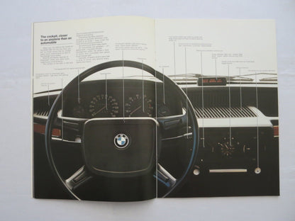 1975 BMW 530i Sales Brochure Catalog Advertising 5 Series 530 i