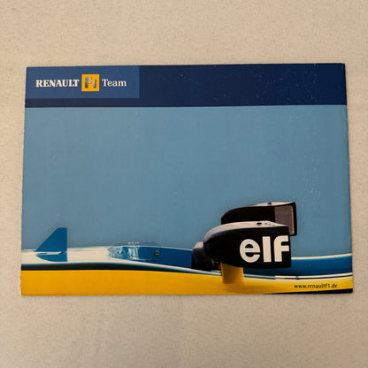 2002 Renault Formula One F1 Team Brochure Jarno Trulli Fernando Alonso