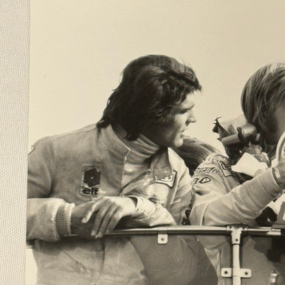Vintage Racing Photo 1972 Niki Lauda Francois Cevert Ronnie Peterson F2 Thruxton