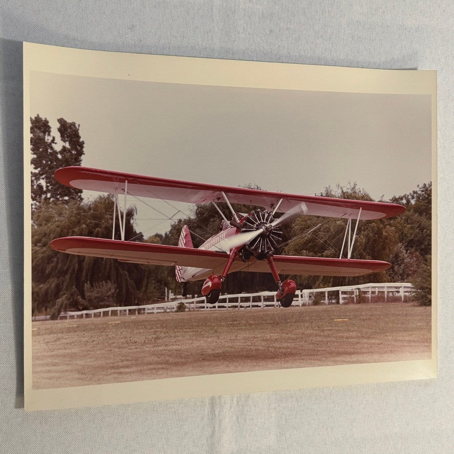Vintage Aircraft Airshow Photo Large Aviation Photograph Aviation 1970s 1980s