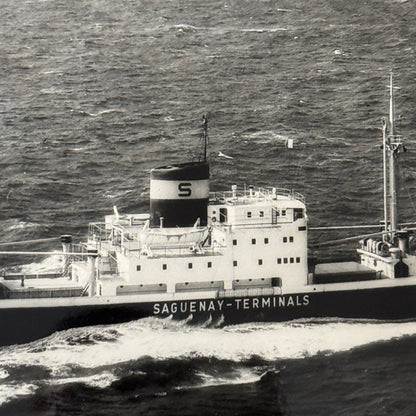 Vintage Ship Boat Photo Photograph Print MV Sunamelia 1954