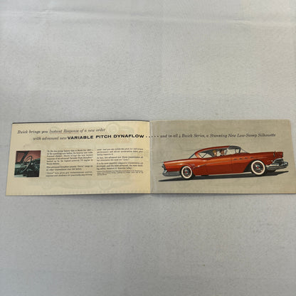 1957 Buick Car Sales Brochure Catalog Roadmaster Super Century Special Vintage