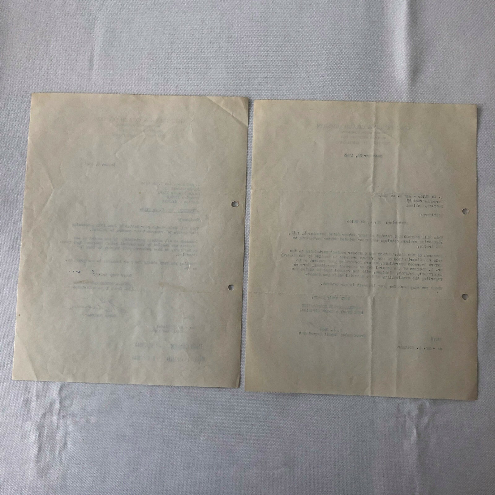 1945 - 1946 GMC Truck and Coach Letter Letterhead Document 