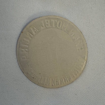 Vintage Travel Luggage Label Gran Hotel Ancira Monterrey Nuevo Leon Mexico