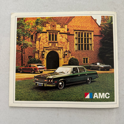 1974 AMC Car Sales Brochure Catalog Matador Gremlin Hornet Javelin Ambassador