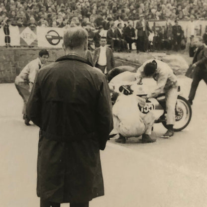 Vintage Motorcycle Racing Photo photograph Snapshot  Germany
