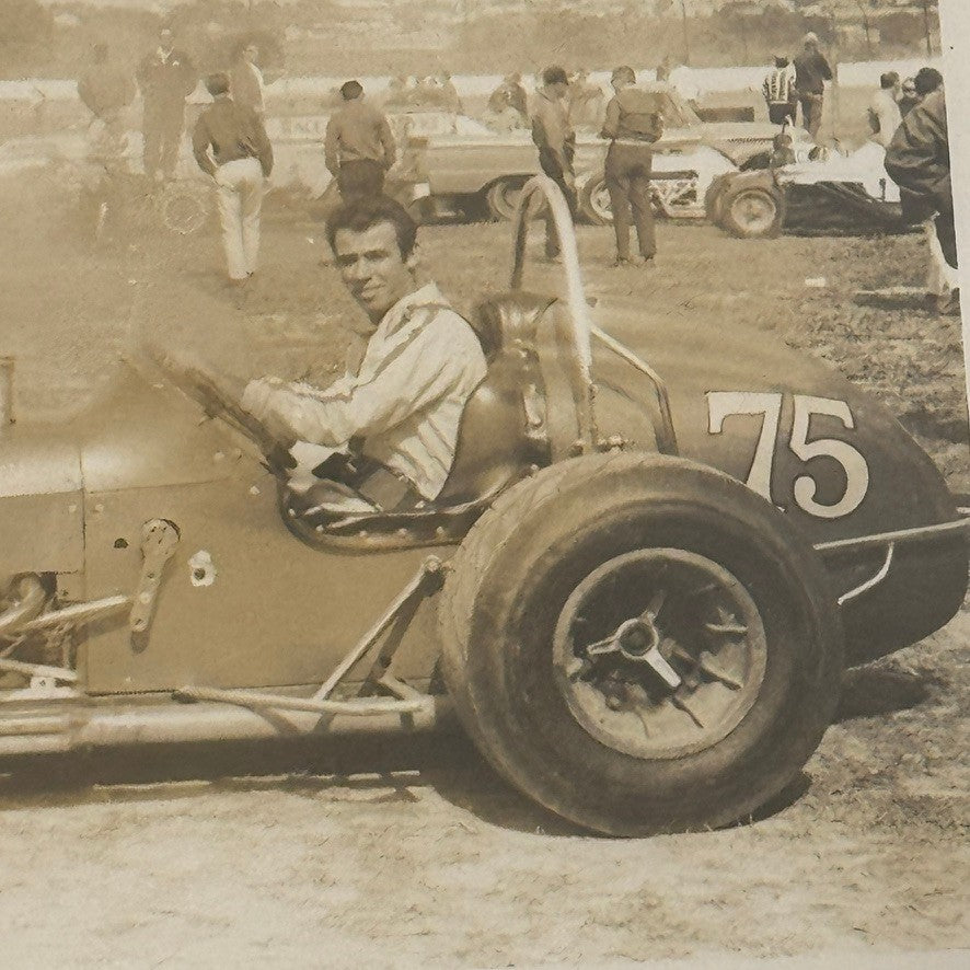 Vintage Midget Racing Car Photo Photograph Print Motorsport