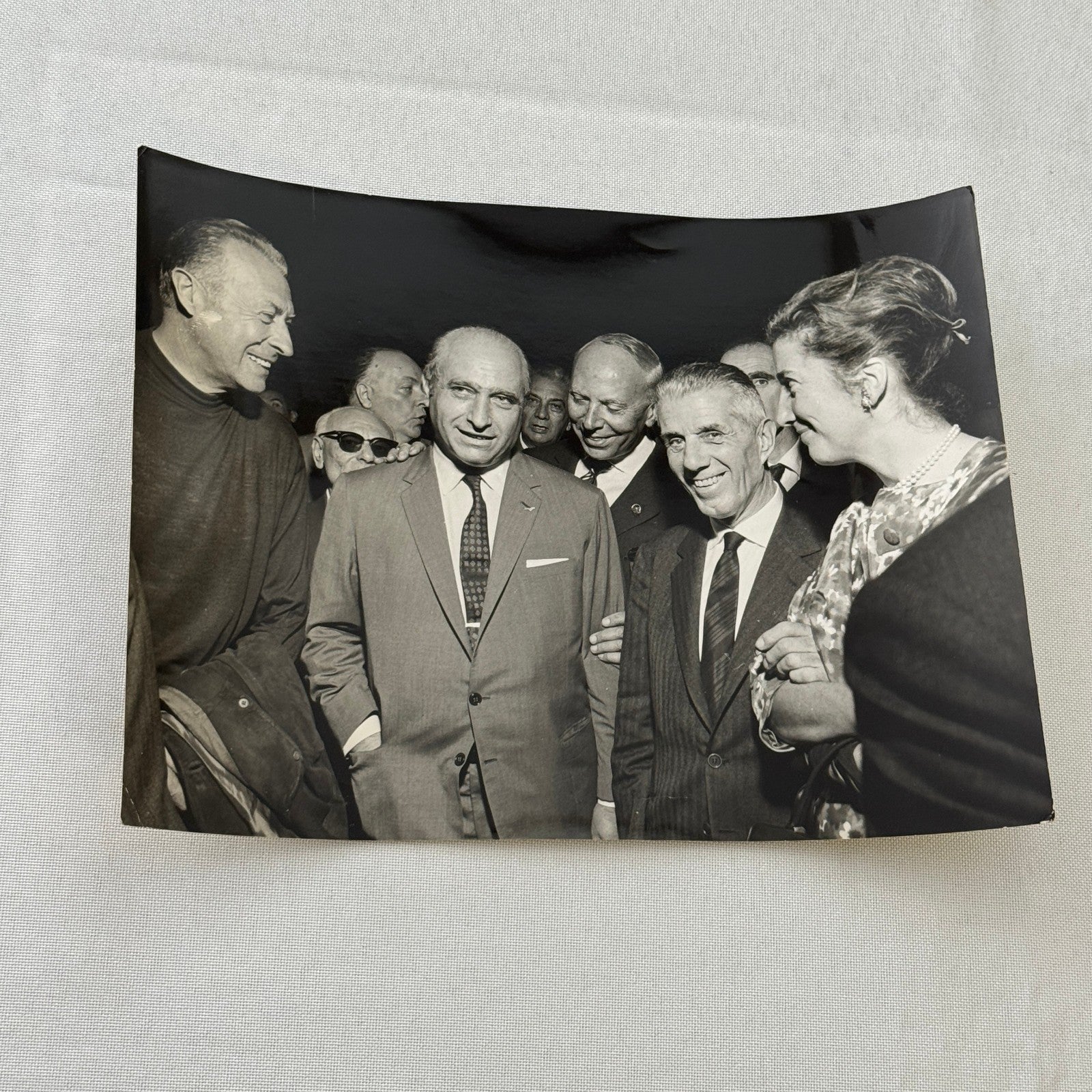 Juan Manuel Fangio Racing Driver Mille Miglia Reenactment Press Photo Photograph