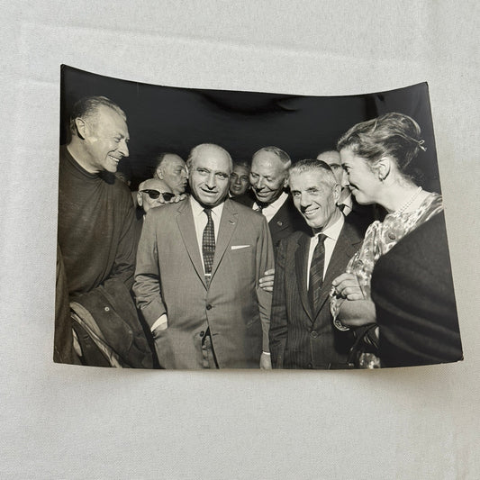 Juan Manuel Fangio Racing Driver Mille Miglia Reenactment Press Photo Photograph