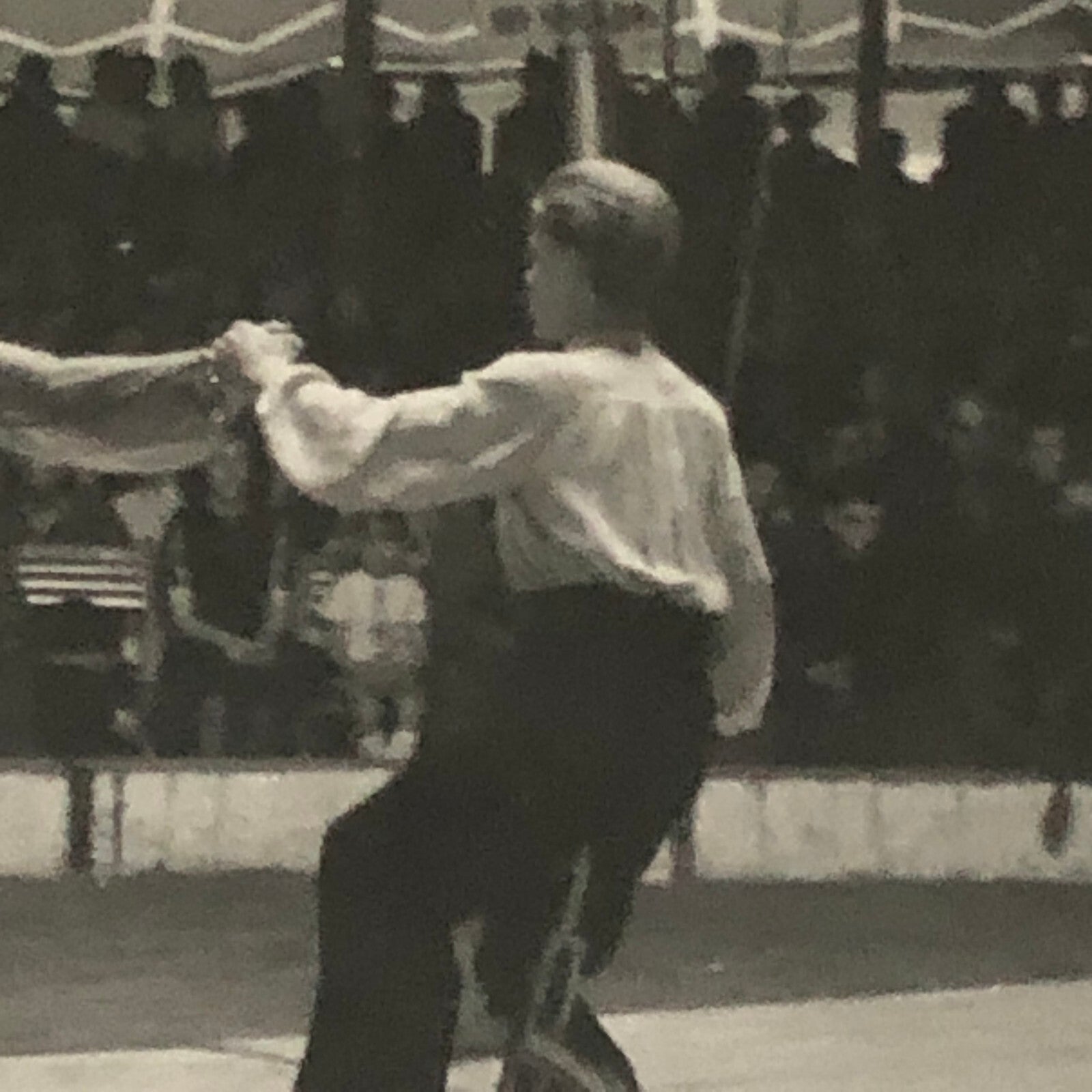 Circus Unicycle Balancing Act Photo Photograph Print Vintage
