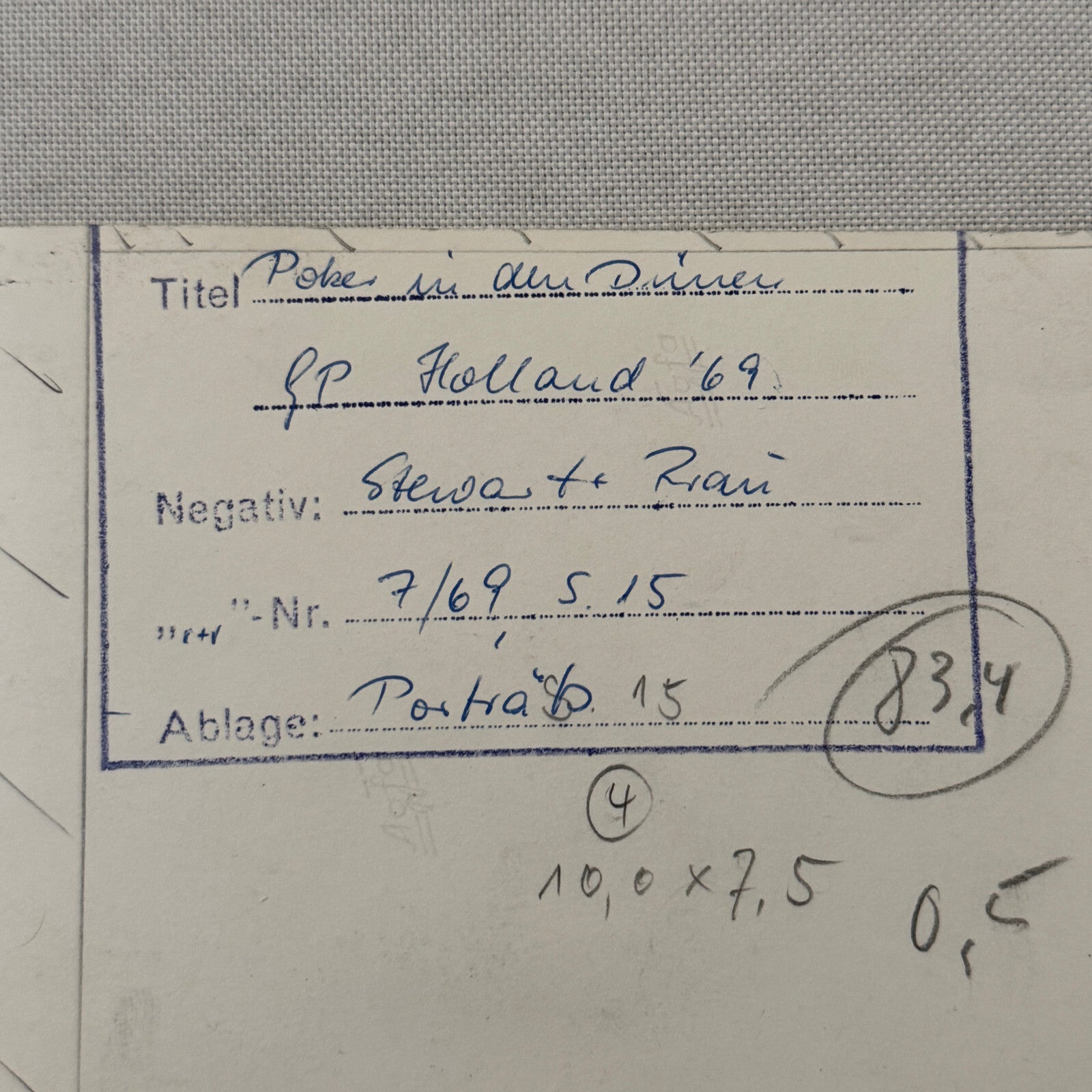 Jackie Stewart Racing Driver 1969 Dutch Grand Prix Photo Photograph Vintage