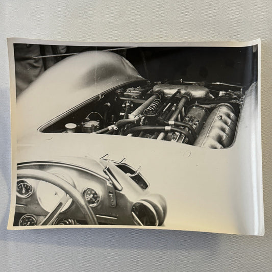 Vintage Racing Photo Photograph 1954 British Grand Prix Mercedes Benz W196 Car