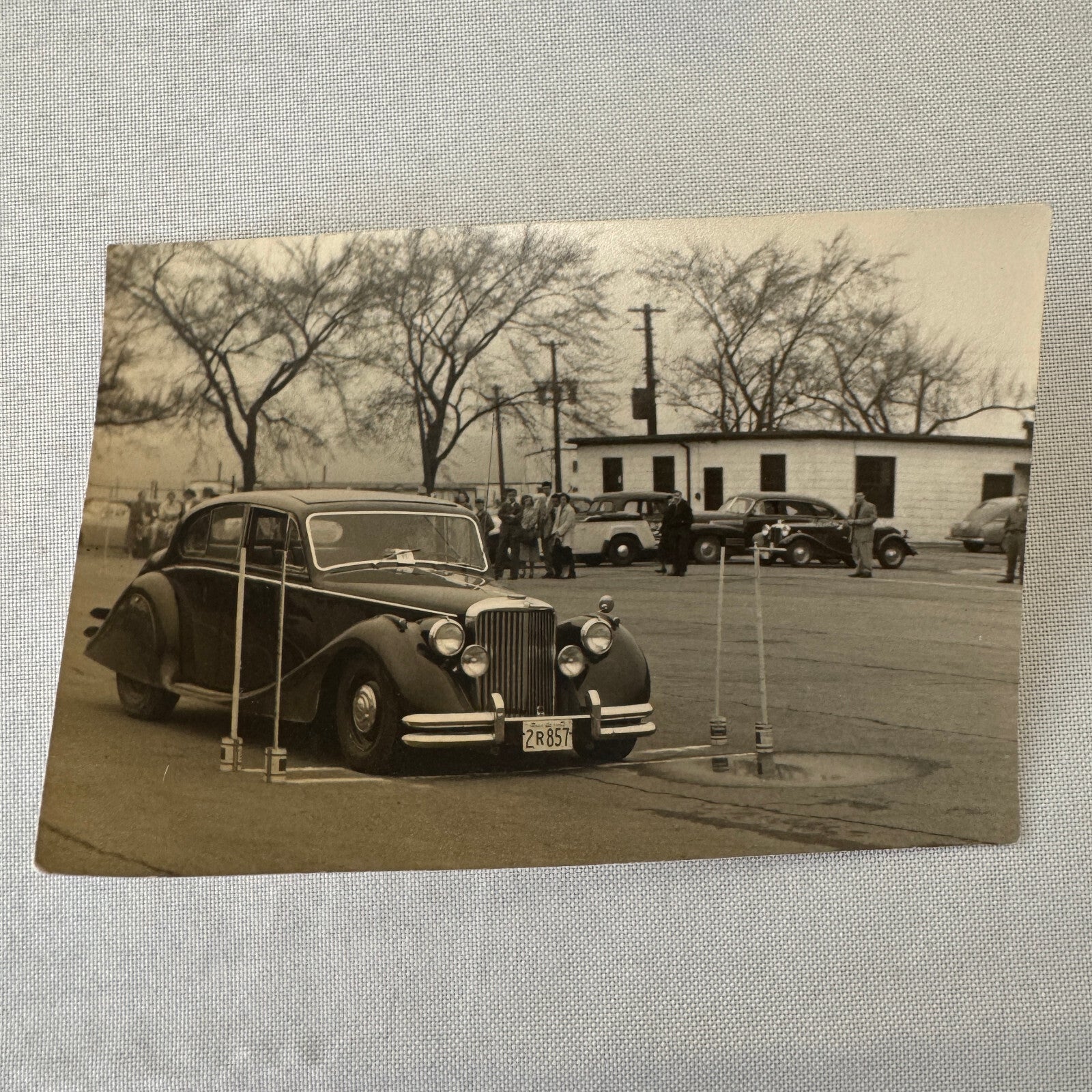 Vintage Jaguar Mark V Car Photo Photograph Print