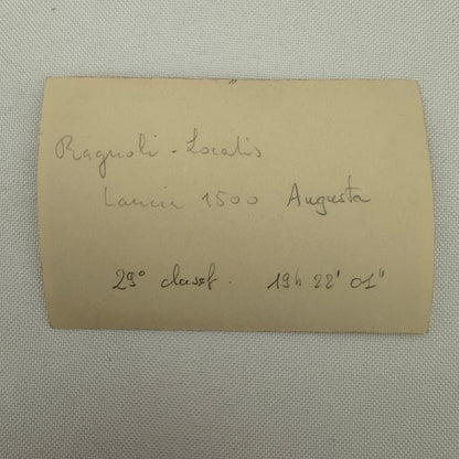 Lancia 1500 Augusta Racing Car Automobile Photo Photograph Print