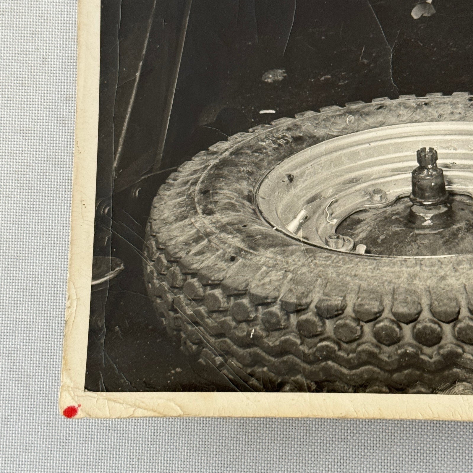 Vintage Stock Car Racing Car Driver Photo Photograph Mechanic