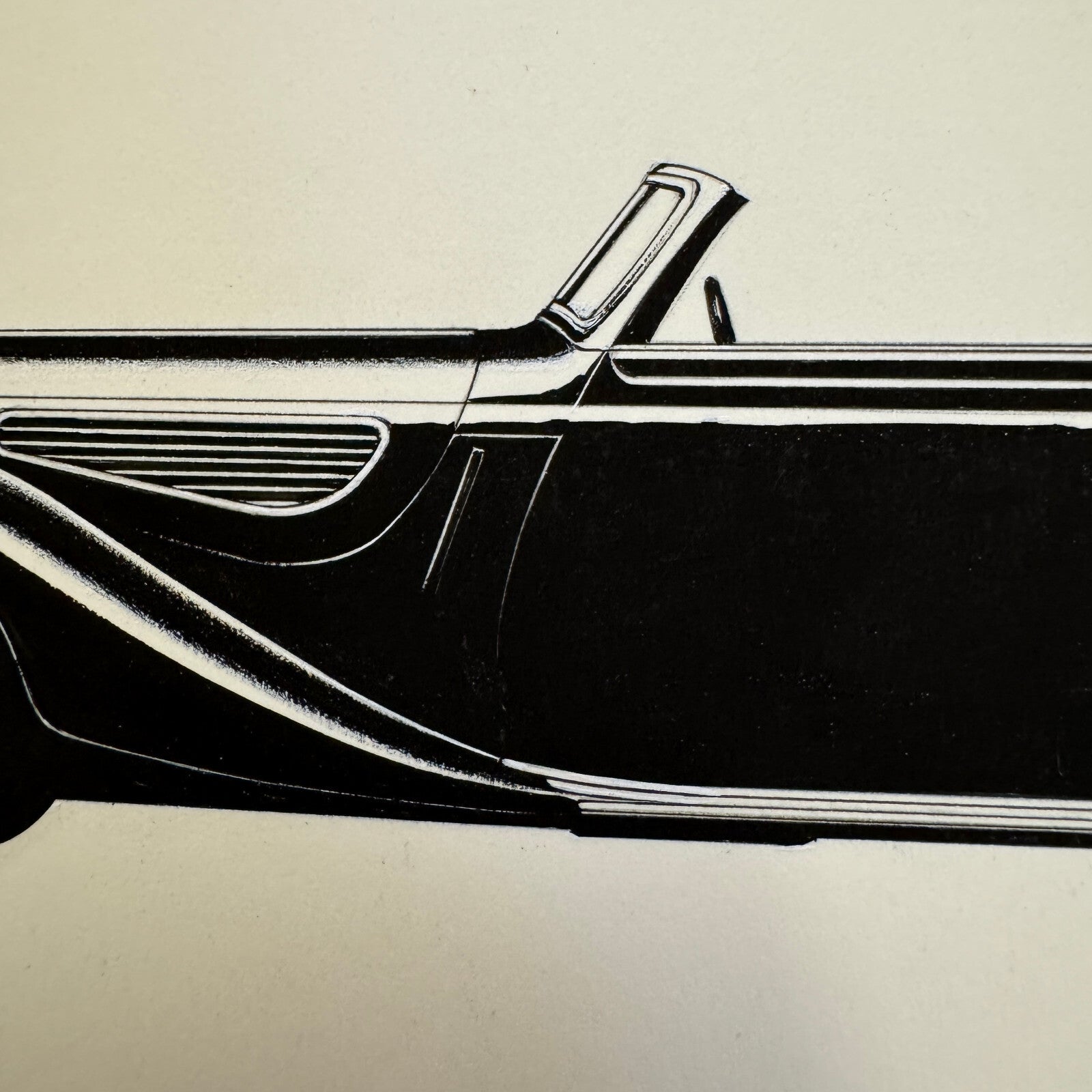 BMW 327 Roadster Car Automobile Illustration Art Drawing Hand Drawn Robert Preis