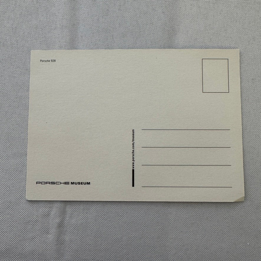 Porsche 928 Car Museum Postcard Vintage Image Modern Post Card