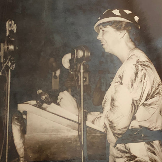 Press Photo Photograph Eleanor Roosevelt First Lady 1934 Daughters of Revolution