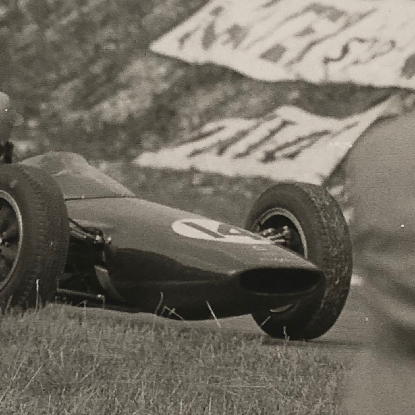 Vintage Grand Prix Racing Car Photo Photograph Print - Tag AL23095