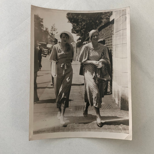 Fashion Photograph Photo Oxford and Cambridge Cricket Match 1932 UK Keystone