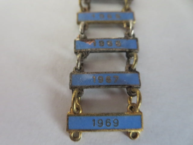 Vintage SLS Scheveningen Luxemburg Scheveningen Car Rally Pin Badge 1954-1969