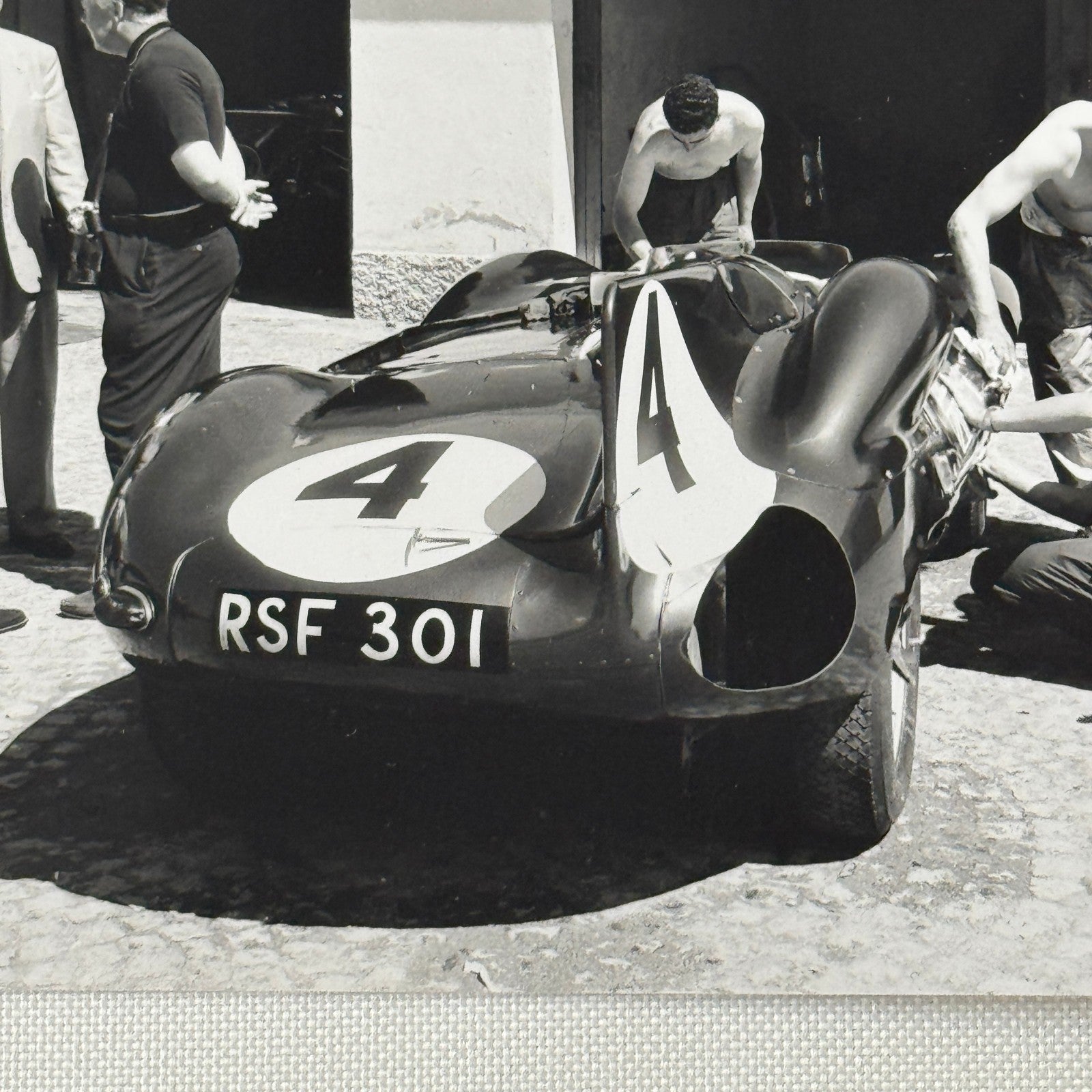 Jaguar D Type 1958 Monza Racing Car Photo Photograph Jack Fairman Modern Print