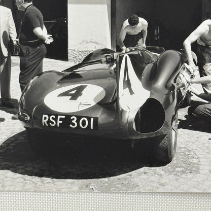 Jaguar D Type 1958 Monza Racing Car Photo Photograph Jack Fairman Modern Print
