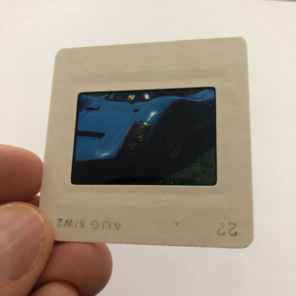 Porsche Car Show 35mm Photo Slide Vintage Racing Car
