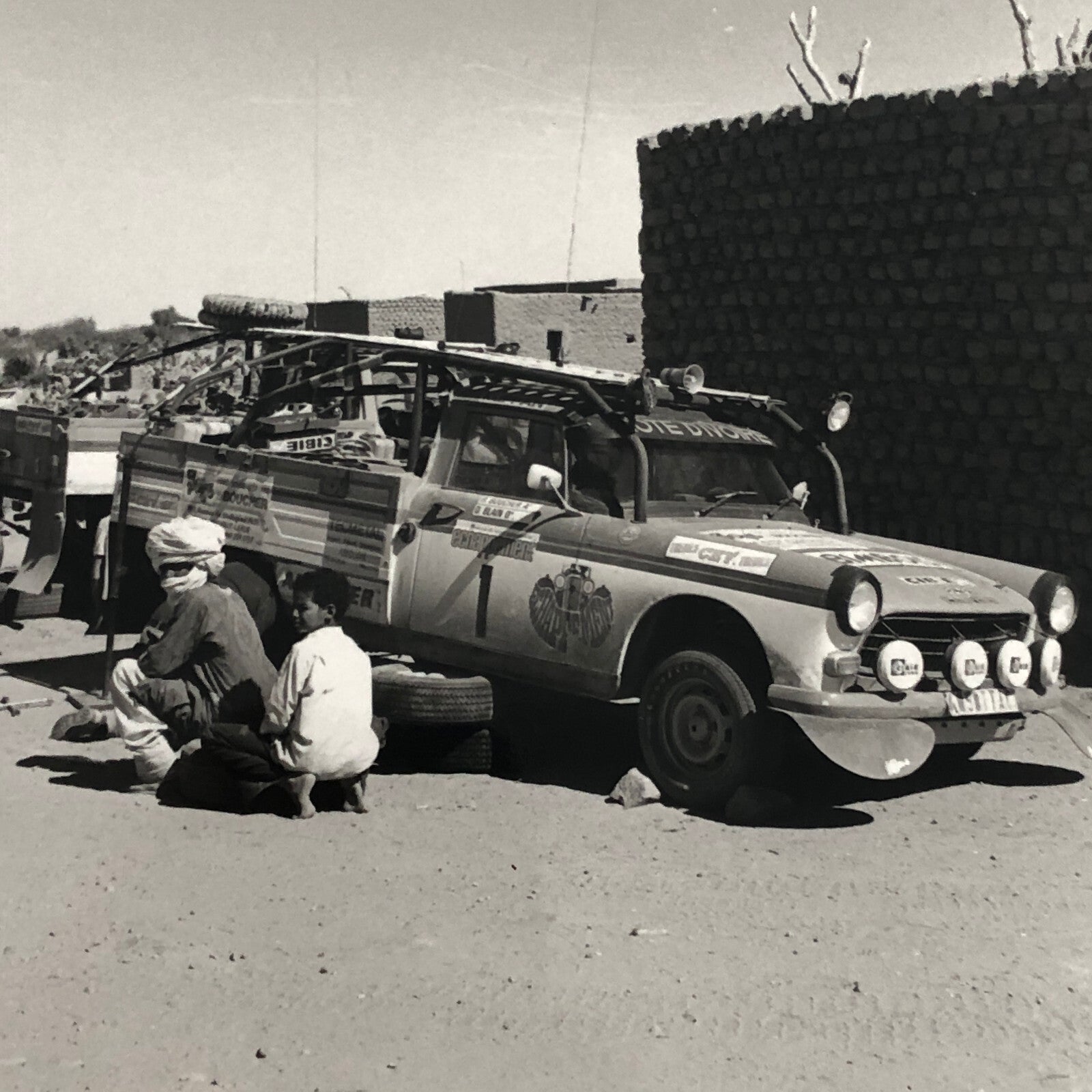 1980 Transafrica Rally Rallye Photo Photograph DPPI Car Africa