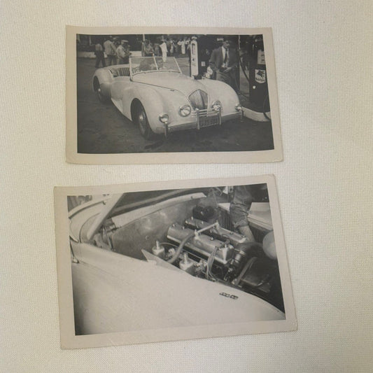 1948 Healey Roadster Car Automobile Photo Photograph Print Vintage Lot 2x