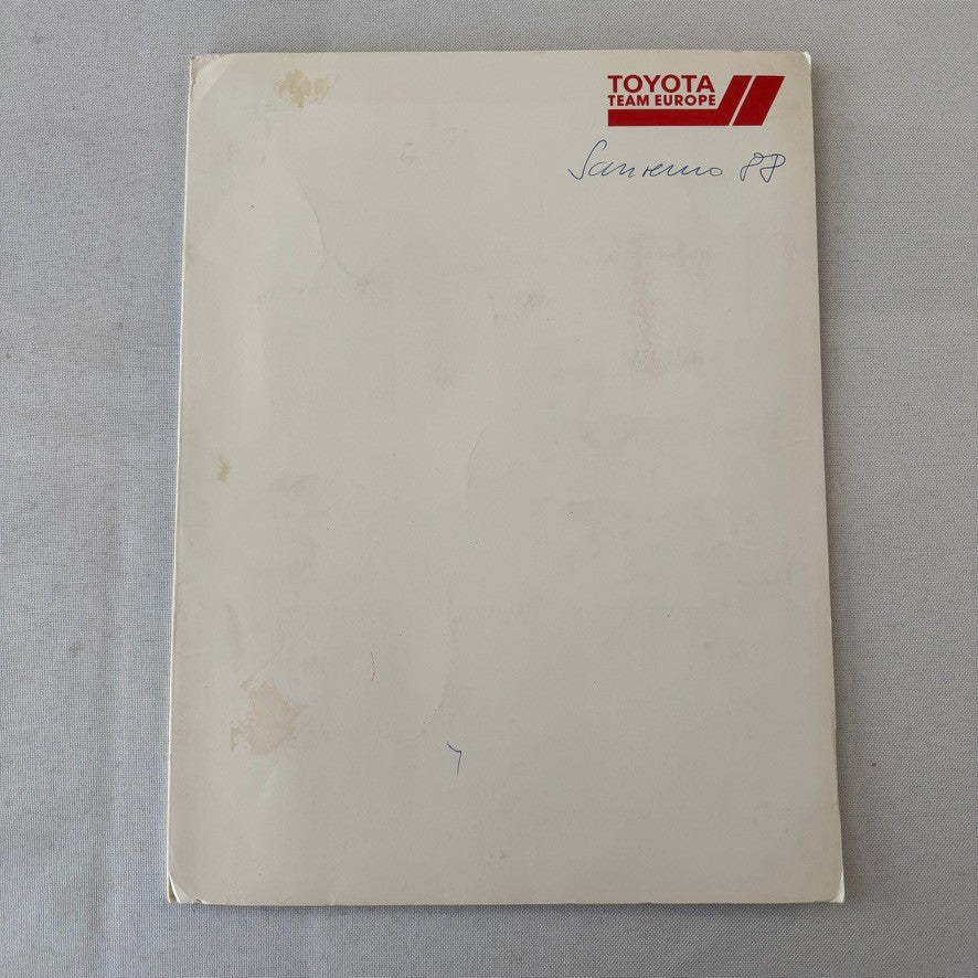 1988 Toyota Celica Rally Rallye Racing Press Kit Motorsport Race Photos Photo
