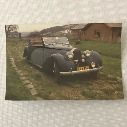 Vintage Bugatti Type 57 Car Photo Photograph Print 
