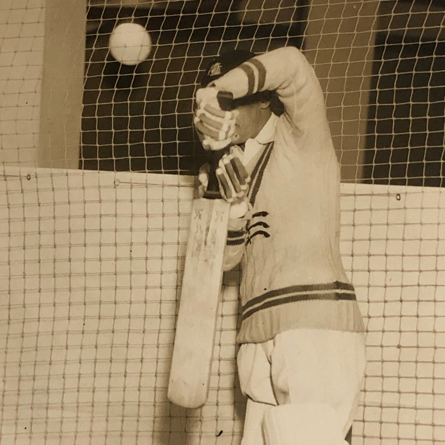 Press Photo Photograph Cricket Training School Alan Fairfax 1933 Australian