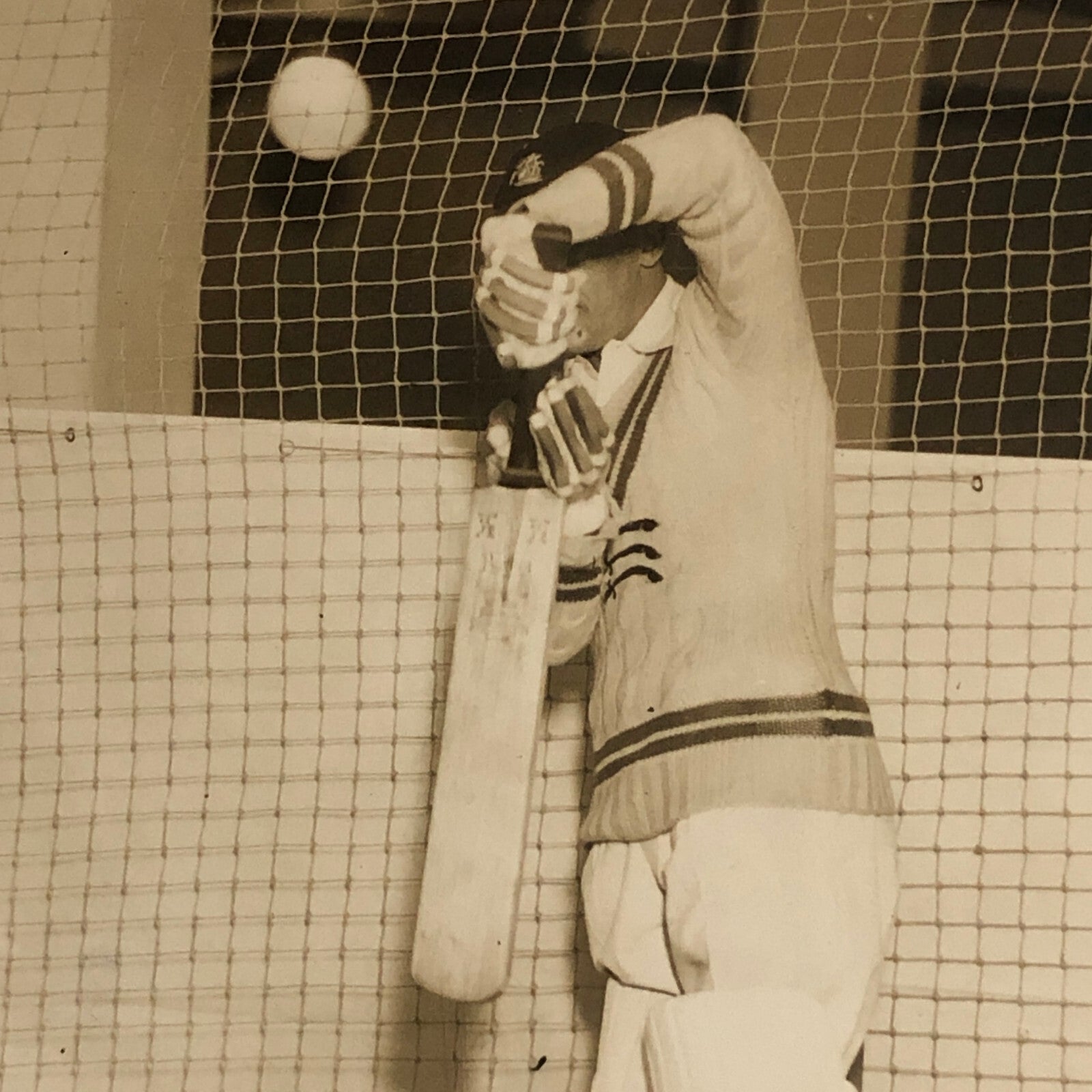 Press Photo Photograph Cricket Training School Alan Fairfax 1933 Australian