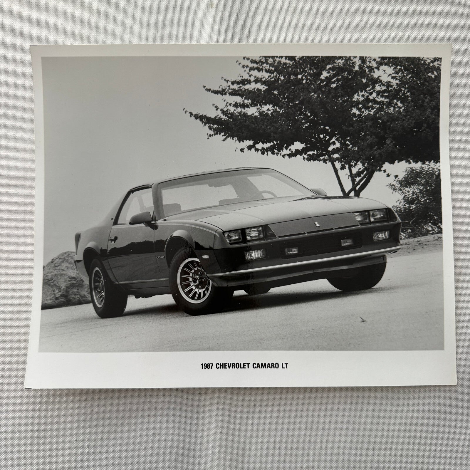 1987 Chevrolet Camaro LT Factory Press Publicity Photo Photograph Print Chevy