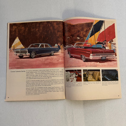 1965 Mercury Car Sales Brochure Catalog Park Lane Montclair Monterey Comet