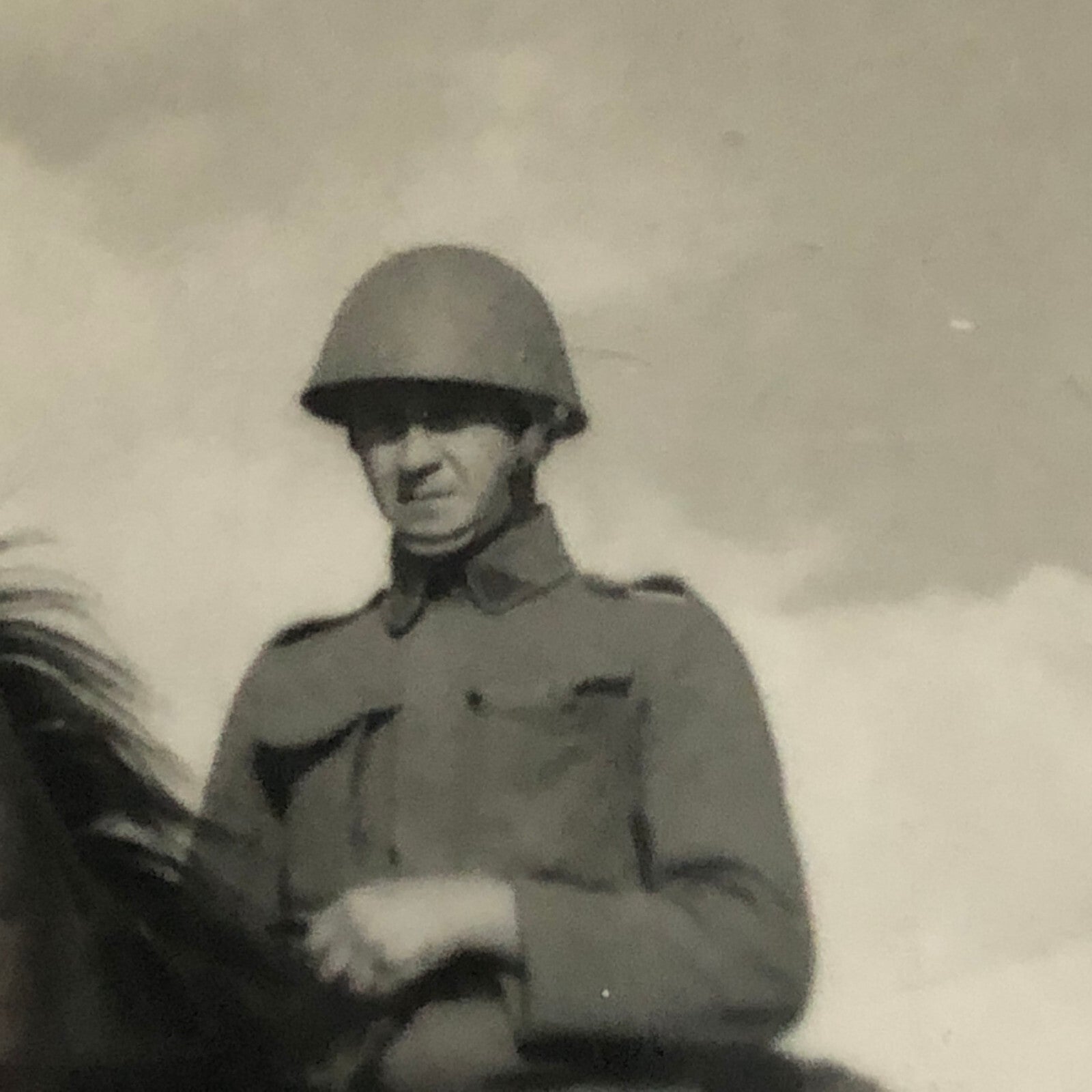 Vintage Press Photo Photograph Czechoslovakia Army Military Czech Horse Solider