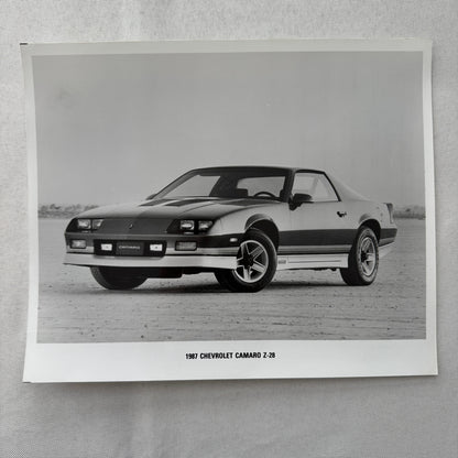 1987 Chevrolet Camaro Z28 Factory Press Publicity Photo Photograph Chevy Z-28