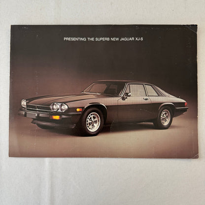 Vintage Jaguar XJ-S Car Sales Brochure Catalog Advertising Jaguar XJS XJ S